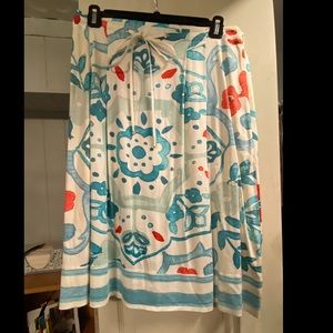 Beautiful floral LOFT skirt